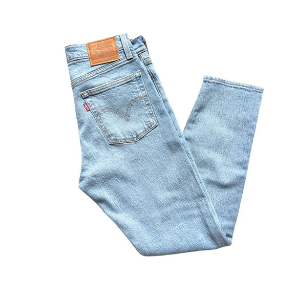 Levi's Denim - Levi’s Premium Wedgie Skinny Jeans Light Wash Blue‎ Size 26